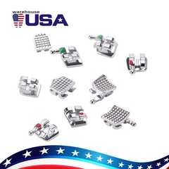 Dental Orthodontic Bracket Braces MIM Monoblock Mini Roth/MBT 022/018 Hooks 345