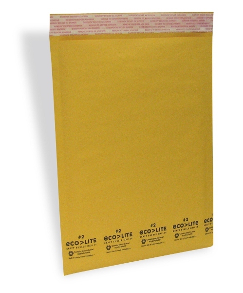 200 #2 8.5×12 Kraft Bubble Mailers Padded Envelopes – ECOLITE from TheBoxery