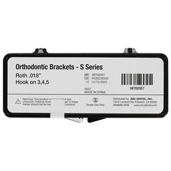 JMU Dental Orthodontic Metal Brackets Braces Standard Roth/MBT 018/022 Hooks 345