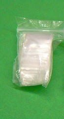 Zip Slide Lock Bags Mini 1×1 2mil Clear 200pc Square Zip Seal Reclosable Baggies