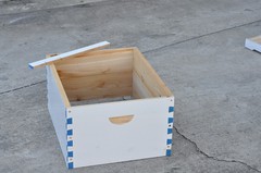 2026 White Wooden Auto Bee Hives Cedarwood + 7PCS Beekeeping Honey Hive Frames