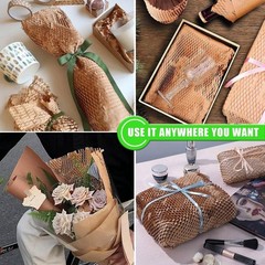 Honeycomb Packing Paper Eco Friendly Moving Supplies Recyclable Honeycomb Roll