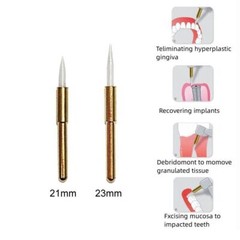 Dental Surgical Soft Tissue Trimmer Ceramic Bur 21/23mm Gingival Gingivectomy