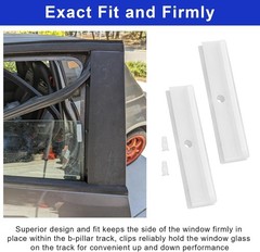 Door Window Regulator Glass Run Channel Track Guide Clip Compatible with Fiat 12