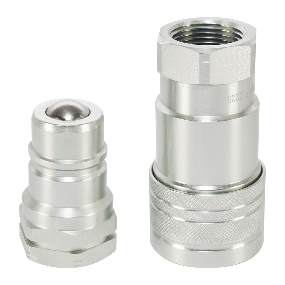 1″ AG Hydraulic Quick Couplers Set – 1″ NPT Thread