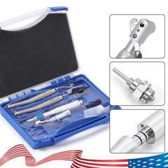 1 Set Estilo Dental 4 Agujero Alta y Baja Velocidad /Kit de Pieza de Mano de