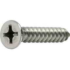 #4 Phillips Flat Head Self Tapping Sheet Metal Screws Stainless Steel All Sizes