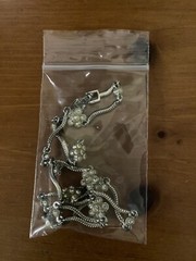 100 Clear Small Zip Seal Top lock 3″x 2″ Plastic Bags jewelry bags, etc