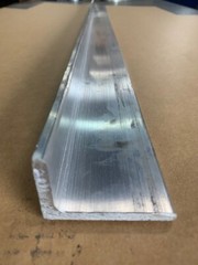 1-1/2″ x 2-1/2″ x 9″ Long x 1/4″ Thick 6061 Aluminum Angle, 1.5″ x 2.5″ x .250″
