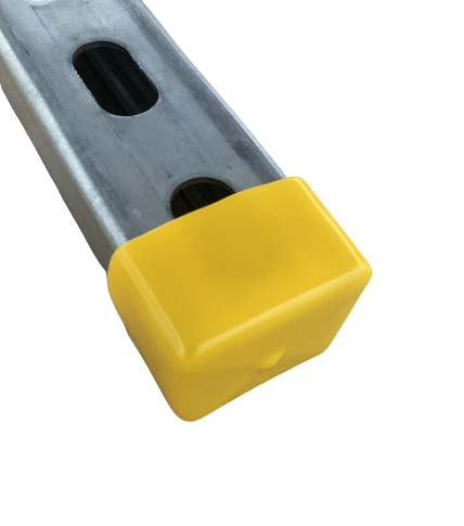 Pack of 10 Yellow End Strut Caps 1-5/8″ Plastic Vinyl Uni-Strut Safety Caps
