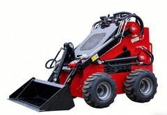 870kg Mini Skid Steer Loader MS380 23HP Dual Pump Wheeled Skid Steer Free Ship