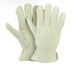 (50 Pair) PIP Pro Safety Men’s Cowhide Leather Work Gloves – 25 Packs – Sz L/G