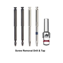 Implant Fixture & Fractured Screw Removal Kit Drill Bar Tap MCT FSRK-02 HeaNeam