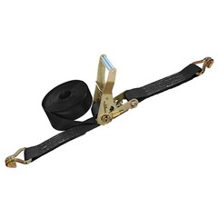 USA Heavy Duty 2″ x 40′ 50′ 60′ Ratchet Strap J Hook Flatbed Truck Farm Tie Down
