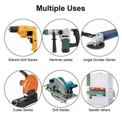 105x 15 Sizes Electric Motor Graphite Carbon Brushes Accessories For Power Tool
