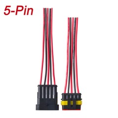 2/3/4/6-Pin Way Car Waterproof Male Female Electrical 18AWG Wire Connector Plug