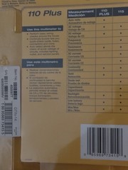 FLUKE ESSENTIAL 110 Plus MULTIMETER. Cat III 600 V, True-rms 772343