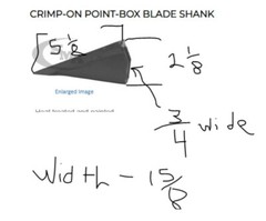 7 pack Box Blade Scraper Blade Ripper Shanks Points Tips fits 3/4″ Shank
