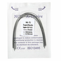 Dentales Ortodoncia Arcos de Súper Elásticos NITI Rectangular Alambres de Arco