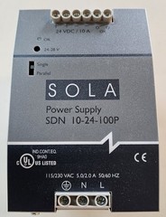 NEW in Box SolaHD SOLA/Hevi-Duty SDN 10-24-100P Power Supply 24VDC 10A