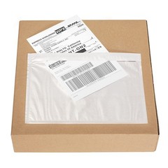 Shipping Label Sleeves Clear Self-Adhesive Packing Slip Pouches Envelope