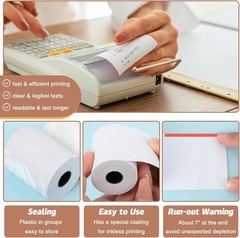 5 Rolls 2.25″x50ft Thermal Receipt Paper POS Cash Register