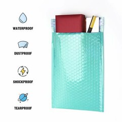 ProLine 500 #0 6.5×10 Extra Wide Teal Poly High Bubble Mailer DVD CD Envelopes