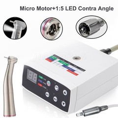NSK Style Dental Brushless LED Micro Motor /1:5 Increasing LED Contra Angle USA