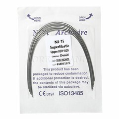 Dentales Ortodoncia Arcos de Súper Elásticos NITI Rectangular Alambres de Arco