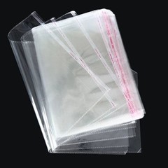 100-1000 Clear Poly Bags Resealable T-Shirt/Apparel Self Sealing Cello Bag 7Size