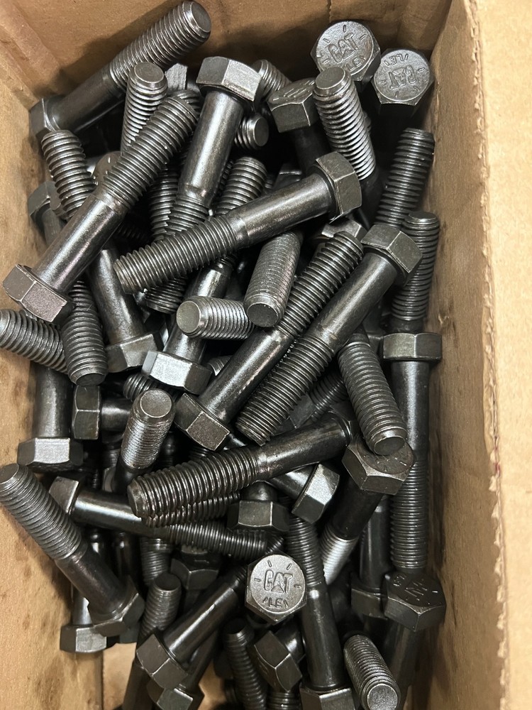 Box of 100 – Caterpillar CAT OEM 1A-5822: 1/2-13 Hex Head Bolt