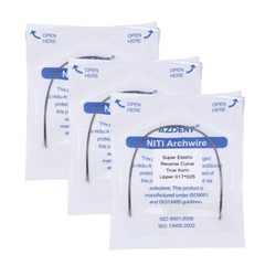 Dental Ortho Super Elastic Arch Wire NITI Reverse Curve Round/Rectangular True
