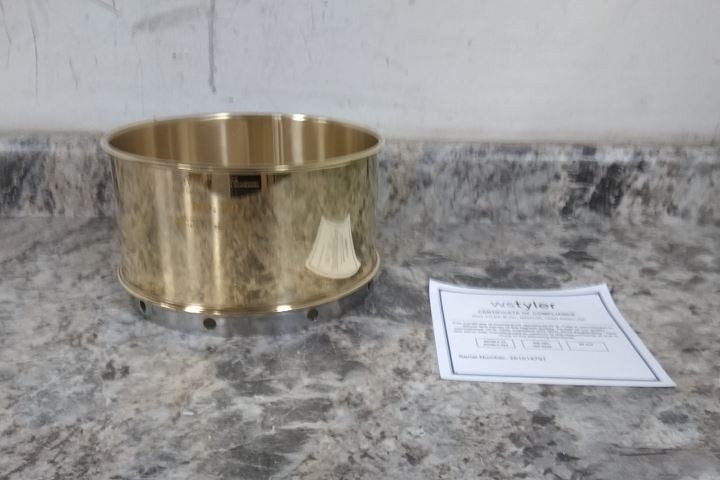 Advantech 2024 8 In Outside Dia Standard Stainless Steel Cloth Test Sieve