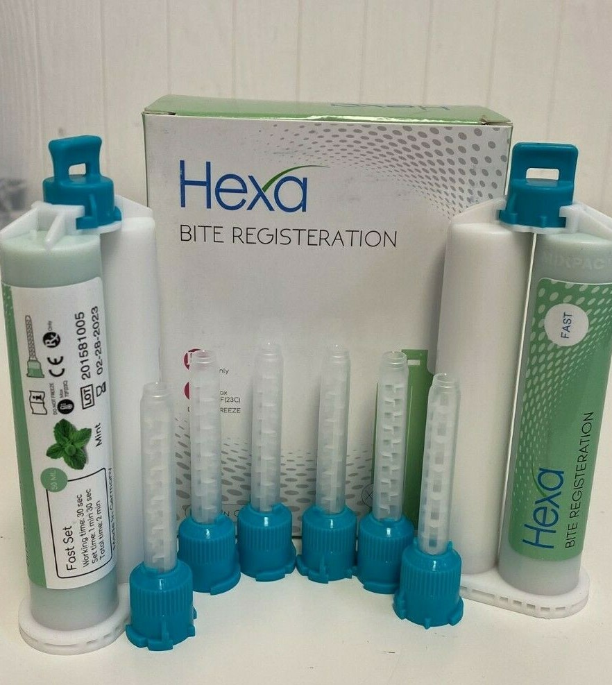 Hexa Bite Registration – Fast Set, 2 – 50 ml cartridges & 6 mixing tips