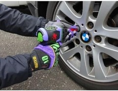 A.T.FIELD Evangelion Collaboration Mechanic Gloves M EMG-01 First Model Purple