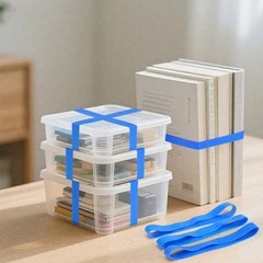 30PCS Large Rubber Bands Heavy Duty Size #107 Blue Elastic Long Rubber Bands