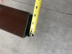 3 x 3 x 1/8 STEEL SQUARE TUBE 1PC 36 INCHES LONG