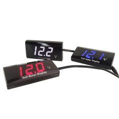12V Digital LED Display Voltmeter Voltage Gauge Panel Meter Car Motorcycle