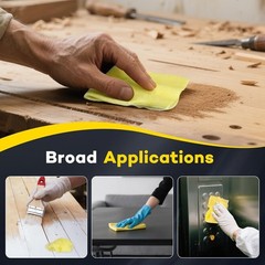 Tack Cloth 16-Pack 18×36 Inch Wax-Free Silicone-Free Woodworking Painting