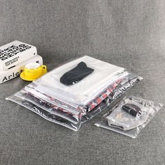 100Pcs Clothing Storage Slider Plastic Bags for Clothes, T-Shirts with Vent Hole