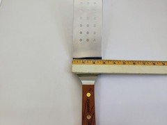 Dexter USA 8X3 Perforated Spatula Turner Stainless Wood Handle PS8698 Factory2nd