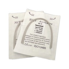 Dental Orthodontic Heat Thermal Activated Niti Rectangular Arch Wires