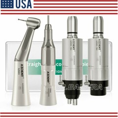 NSK Style Dental Slow Low Speed Handpiece Straight Contra Angle Air Motor 4/2H