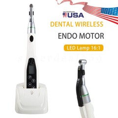 Dental Cordless LED Endo Motor Endodontic​ Treatment 16:1 Contra Angle Handpiece