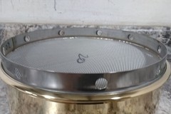 Advantech 2024 8 In Outside Dia Standard Stainless Steel Cloth Test Sieve