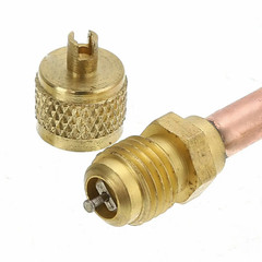 5PCS Air Conditioner Refrigeration Access Valves Copper Tube Filling Part Home D