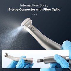 USA Dental 1:5 Increasing Electric LED Contra Angle Handpiece Mini Head 4 Spray