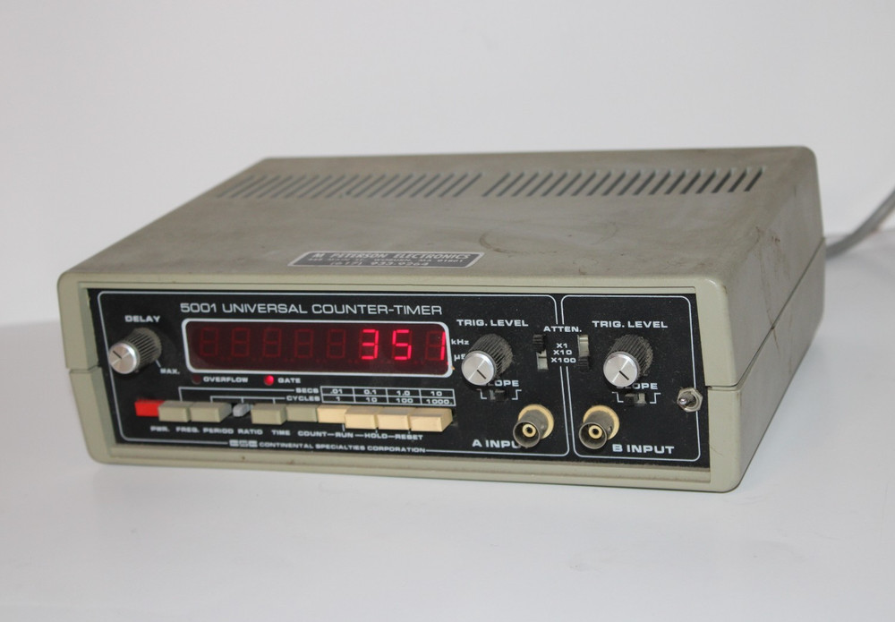 Global Specialties 5001 Universal Counter Timer (POWERS ON – CONDITION UNKNOWN)