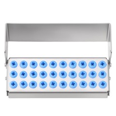 8/30Holes Bur Dental Burs Disinfection Autoclave Stand Holder Block Case Steel