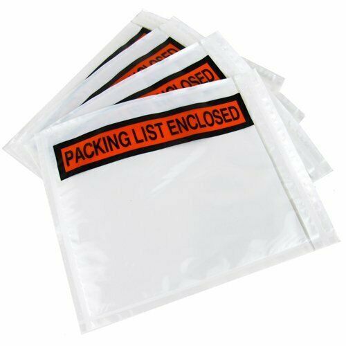 Packing List Envelopes Invoice Enclosed Slip Pouch Self Adhesive Shipping Labels